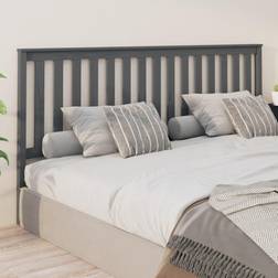 vidaXL grey, 206 Pine Bed Headboard