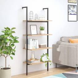 vidaXL Stigereol Med 4 Hylder 64 x 35 x 152.5 cm Bogreol