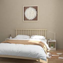 vidaXL Comodini 2 pz Bianchi 35,5x33,5x41,5 cm Legno Massello di Pino Comodino