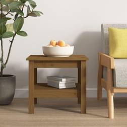 vidaXL Massivt Fyrretræ 45 x 45 x 40 cm Sofabord
