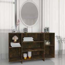 vidaXL Räuchereiche 120x30x75 Holzwerkstoff Braun Sideboard