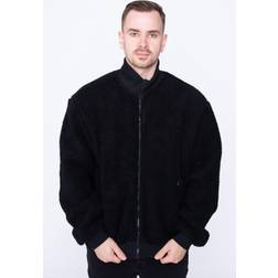 Urban Classics Boxy Sherpa Jacket, Black, Male, Jackets & Outerwear, TB4487-00007