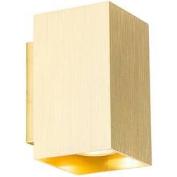 QAZQA Modern gold square Wall light