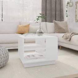 vidaXL 55 x 55 x 43 cm Hvid Sofabord