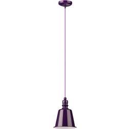 Premier Housewares Purple Pagoda Pendant Lamp