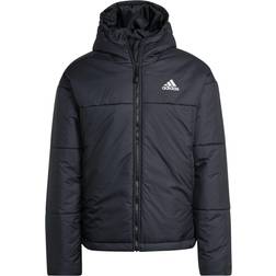 adidas Bsc 3stripes Puffy Hooded Jakke Sort XSmall