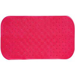 MSV Alfombra Base De Bañera Caucho Reciclable Class 36 x 65 cm Rosa Fucsia