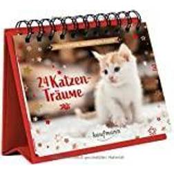 24 Katzenträume: Postkarten-Adventskalender