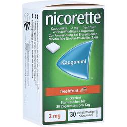 Nicorette 2 mg freshfruit Kaugummi Reimport