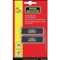 BURG WÄCHTER 18661 BK 92 F SB Vindue til Navn Plastic Transparent