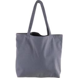 Rayher 53987564 Basic Shopper, grå, 46 x 35 cm, textilväska, tygväska, shoppingväska, tygpåse, 330 g/m2, otryckt