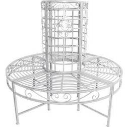 Garden Pleasure Larissa 950528 Wit Metaal 121.0 cm