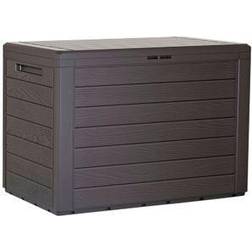 Prosperplast Woodebox Garden Box Cushion Box 190 Liters Umber