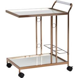 Wohnling Guld Drinkvogn 67 x 80 x 45 cm Rullebord