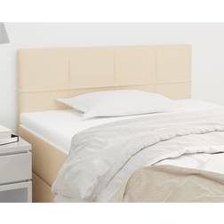 vidaXL Creme 80x5x78/88 Stoff Creme Kopfteil