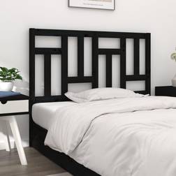 vidaXL black, 205.5 Pine Bed Headboard
