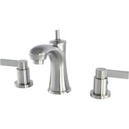 Kingston Brass KB7968NDL 8 in Widespread Bathroom Faucet Brushed Nic Brushed Nickel
