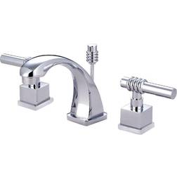 Kingston Brass KS4941QL Milano Widespread Bathroom Faucet Polished Chrome