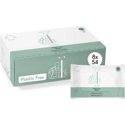 Naïf Baby Kids Plastic Free Wipes Vådservietter til Børn 8 x 54 stk