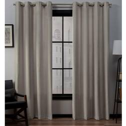 Porch & Den Loha Linen Grommet Top Curtain Panel Pair 54 x 96 V