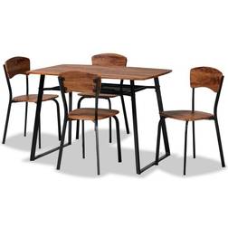 Baxton Studio Elida Dining Set 27.6x43.3" 5