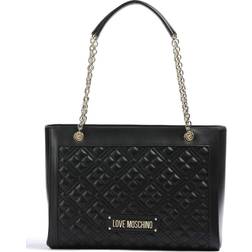 Love Moschino Super Quilted Tote Bag Black