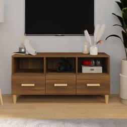 vidaXL 102 x 36 x 50 cm Konstrueret Træ TV-bord