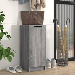 vidaXL Zapatero Madera Contrachapada Gris 30 x 35 x 70 cm Organizador de zapatos
