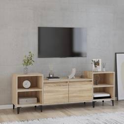 vidaXL 160 x 35 x 55 cm Konstrueret Træ TV-bord