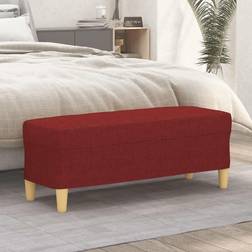 vidaXL Rosso Vino 100 x 35 x 41 cm Panca