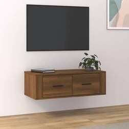 vidaXL Colgante Madera 80x36x25 cm Marrón Mueble de TV