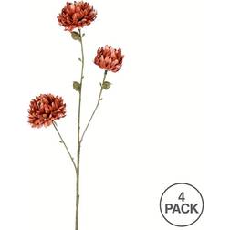 Vickerman Mum Spray Artificial Plant 4pcs