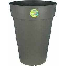 RIVIERA Pot De Fleurs Soleilla Rond Ø 50 x 66 cm Gris Pailleté