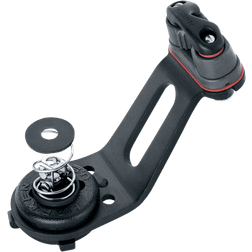 Harken Ball Bearing Swivel Mainsheet Cam Base Schwarz,Silber