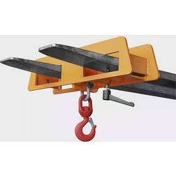 EUROKRAFTpro Lasthaken Trgf.1500 kg Gelborange