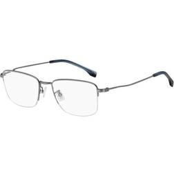 HUGO BOSS 1516/G Ajuste Asiático R81 Recetadas para Hombre Plateadas