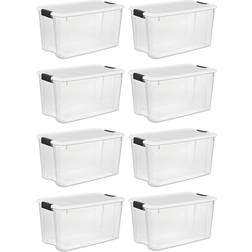 Sterilite Ultra Latch Storage Box 17.5gal 8pcs