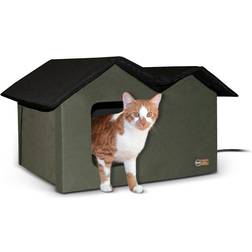 K&H Pet KH3973 Heated Outdoor Kitty House Extra Wide