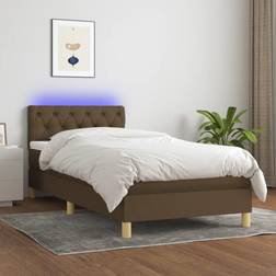 vidaXL mit Matratze & LED 80x200 cm Boxspringbett