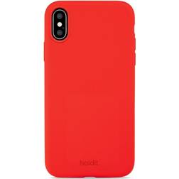 Holdit iPhone X/iPhone Xs Cover Silikone Chili Red