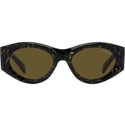 Prada Stylish Zs-19D01T - Black/Yellow Marble