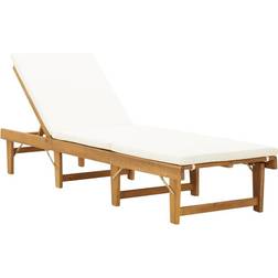 vidaXL foldbar liggestol
