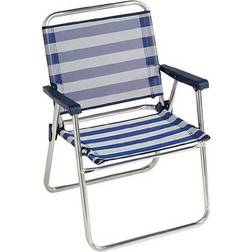 BigBuy Outdoor Chaise de Plage 1-63156 Aluminium Fixe 57 x 78 x 57 cm