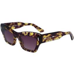Calvin Klein Butterfly Sunglasses CK23503S - Havana Violet