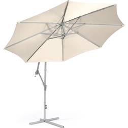 Suntime 3m Hanging Crank Parasol Cream