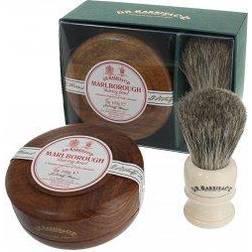 D.R. Harris Shaving Soap Marlborough Mahogny and Shaving Brush Presentförpackning