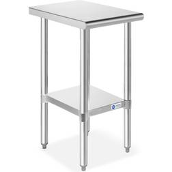 GRIDMANN 12 24 Inch Stainless Steel Table w/ Undershelf NSF Commercial Kitchen Work & Prep