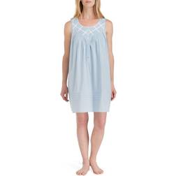 Eileen West Cotton Nightgown - Solid Blue