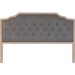 Dkd Home Decor de Cama Gris Oscuro Roble 180 x 10 x 120 cm Cabecero