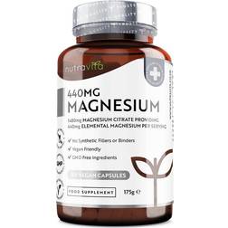 Magnesium Citrate 440Mg 180 Vegan